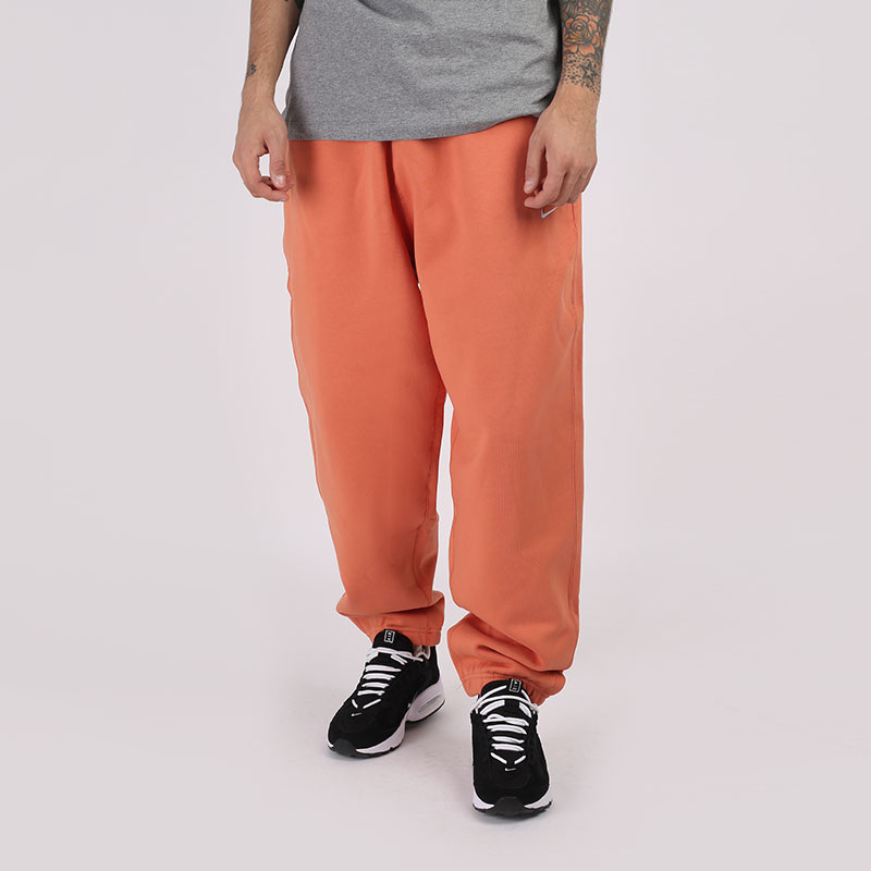 мужские оранжевые брюки Nike NikeLab Fleece Pants CW5460-863 - цена, описание, фото 2